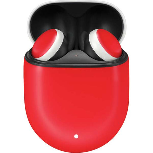 Red Solid Google Pixel Buds Skin